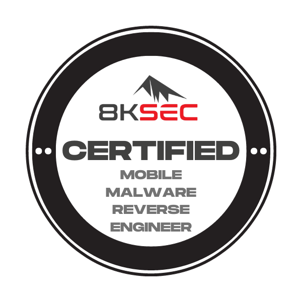 Certified Mobile Malware Reverse Engineer logo